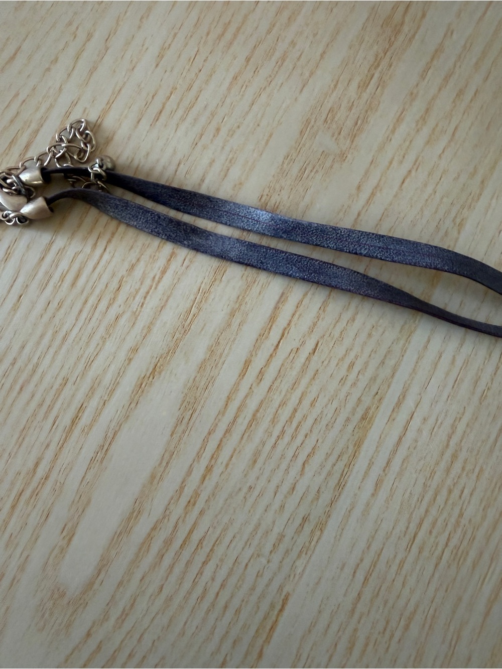 Chicos Women’s Burgundy Tassel Pendant Necklace - Picture 4 of 5